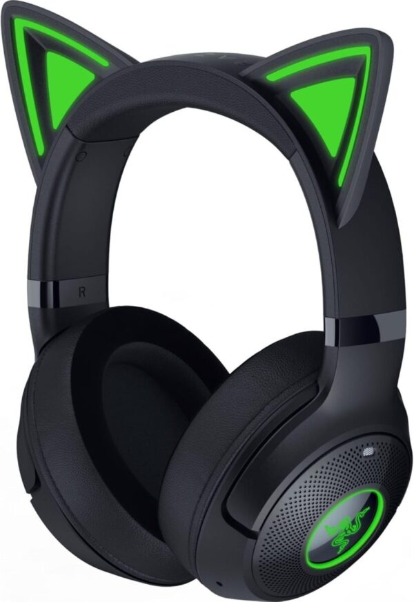 Razer KRAKEN KITTY V2 BT - Black - RGB - 7.1 Gaming Headset - Kitty Ears - Bluetooth 5.2
