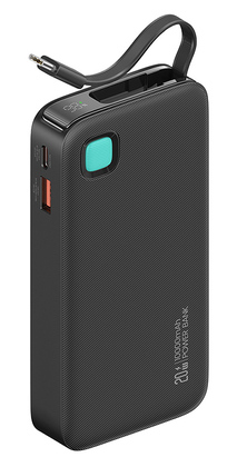 USAMS power bank CD224 με καλώδιο USB-C