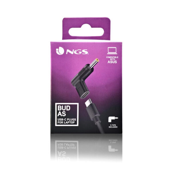Αντάπτορες Φόρτισης NGS BUD-AS – Σετ 5 Charging Tips για ASUS Laptops