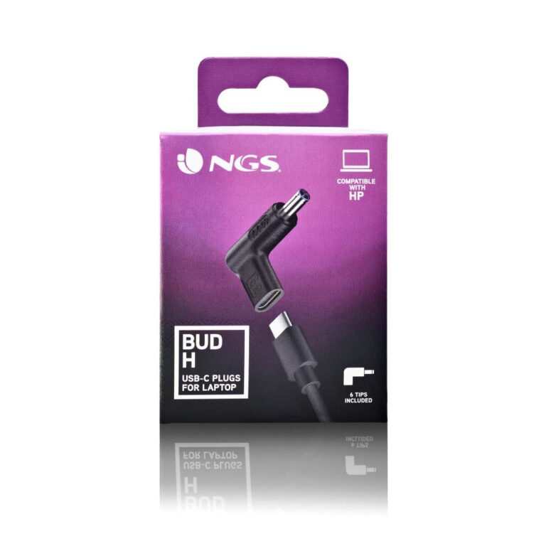 Αντάπτορες Φόρτισης NGS BUD-H Σετ 6 Charging Tips για HP Laptops