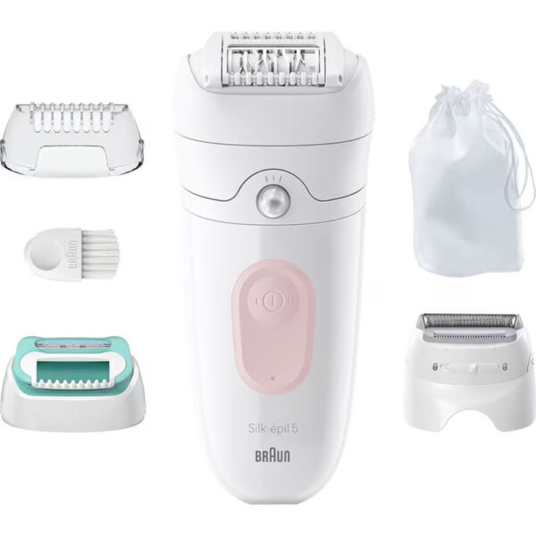 Μηχανή Αποτρίχωσης Braun Silk-Epil SE5-505P Κατάλληλη για Πόδια και για Σώμα