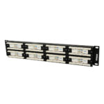 CABLEXPERT CAT.6 48 PORT PATCH PANEL WITH REAR CABLE MANAGEMENT