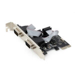 GEMBIRD 2 SERIAL PORT PCI-EXPRESS ADD-ON CARD WITH EXTRA LOW PROFILE BRACKET