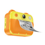 Kids Dual HD Camera Hoco DV204 με Οθόνη 2.4" 1200mAh και Δυνατότητα Εκτύπωσης Φωτογραφιών Κίτρινη-Πορτοκαλί