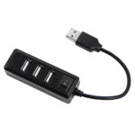 LAMTECH 4-PORT USB HUB BLACK