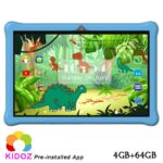 LAMTECH OCTA-CORE KID TABLET 10.1' 4GB+64GB ANDROID 14 SKY BLUE DINOSAUR'S JUNGLE