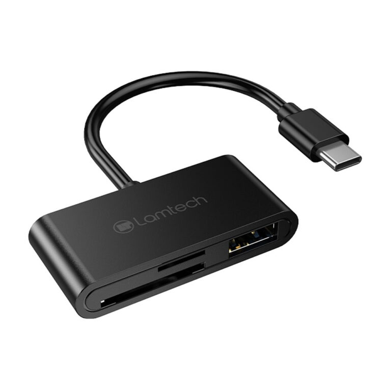 LAMTECH TYPE-C CARD READER BLACK