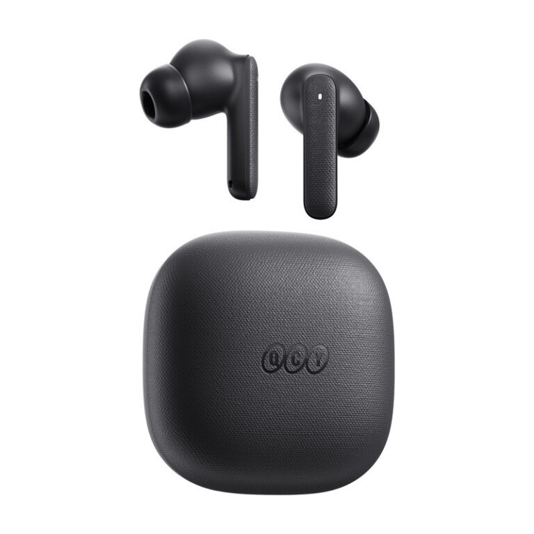 QCY Buds Grey (QT43) - Noise Reduction Clear Calls TWS Earbuds 35h