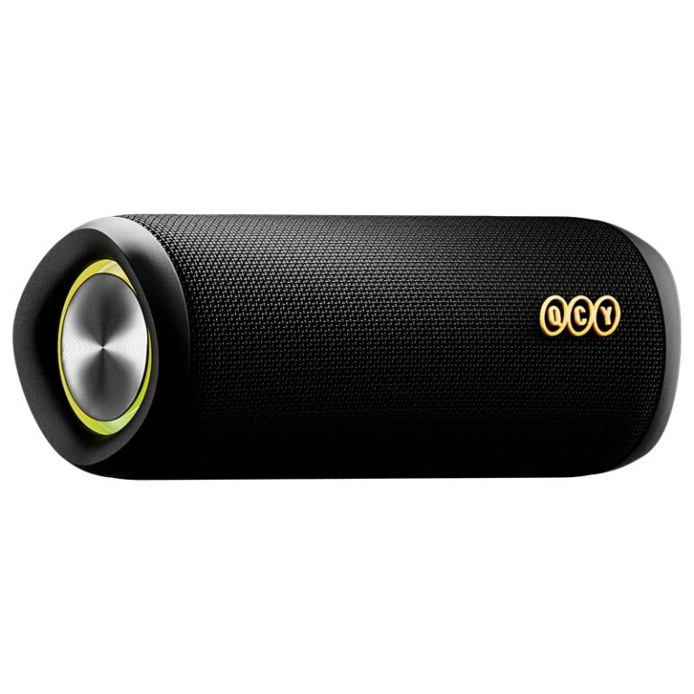 QCY SP7 Black -  Portable Bluetooth Speaker w Stereo Sound 40W