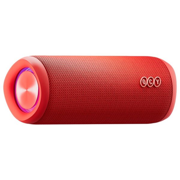 QCY SP7 Red -  Portable Bluetooth Speaker w Stereo Sound 40W