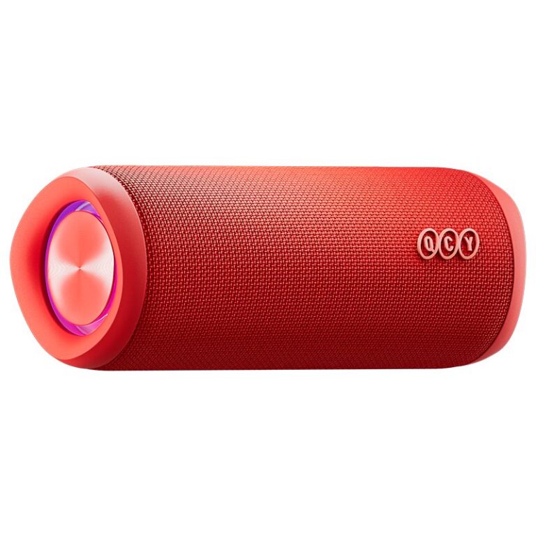 QCY SP7 Red -  Portable Bluetooth Speaker w Stereo Sound 40W