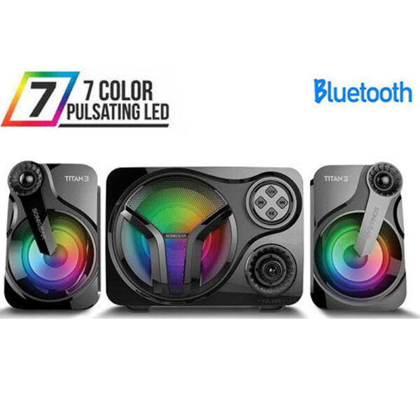 SONIC GEAR STEREO BLUETOOTH 2.1 SPEAKER SYSTEM TITAN 3