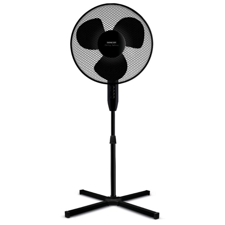 Ανεμιστήρας Δαπέδου Sencor SFN 4031BK 40W 3 Ταχυτήτων Διαμέτρου 40cm Μαύρος