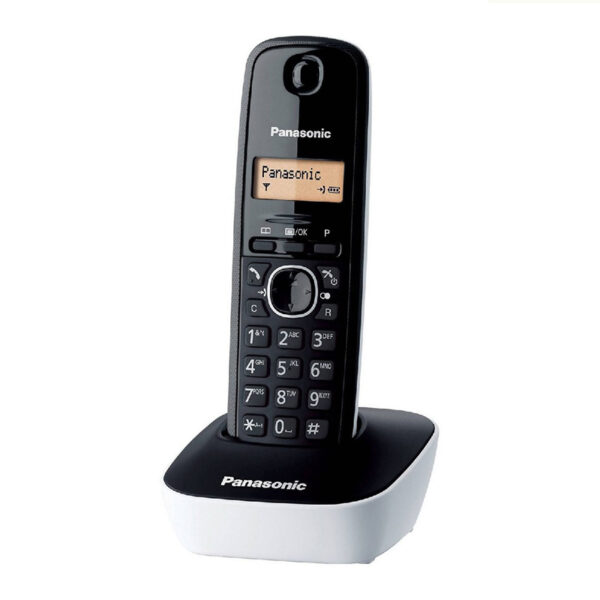 Ασύρματο Ψηφιακό Τηλέφωνο Panasonic KX-TG1611GRW Μαύρο-Λευκό με Χτυπημένη Συσκευασία