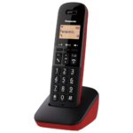 Ασύρματο Ψηφιακό Τηλέφωνο Panasonic KX-TGB610GRR Μαύρο-Κόκκινο με Χτυπημένη Συσκευασία