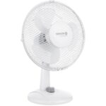 Επιτραπέζιος Ανεμιστήρας Sencor SFE 2327WH 30W 2 Ταχυτήτων και Οριζόντια Περιστροφή 90° Διαμέτρου 23cm Λευκός
