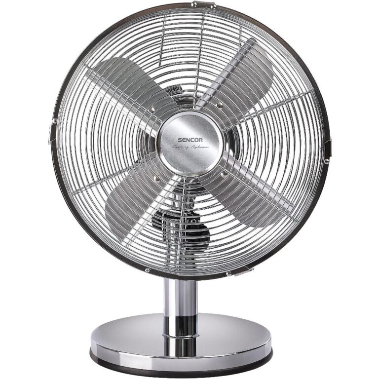 Επιτραπέζιος Ανεμιστήρας Sencor SFE 2540SL 30W με 3 Ταχύτητες και Σώμα απο Χρώμιο