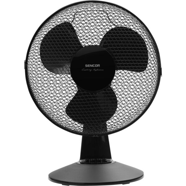 Επιτραπέζιος Ανεμιστήρας Sencor SFE 3011BK 35W με 3 Ταχύτητες και Δυνατότητα Περιστροφής 90° Μαύρος
