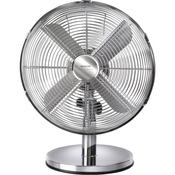 Επιτραπέζιος Ανεμιστήρας Sencor SFE 3040SL 35W με 3 Ταχύτητες και Σώμα απο Χρώμιο