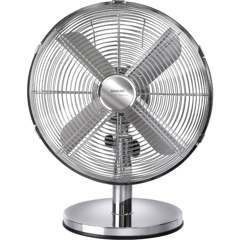 Επιτραπέζιος Ανεμιστήρας Sencor SFE 3040SL 35W με 3 Ταχύτητες και Σώμα απο Χρώμιο