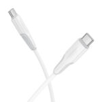 Καλώδιο σύνδεσης Borofone BX119 New USB-C σε USB-C 60W 1m Λευκό