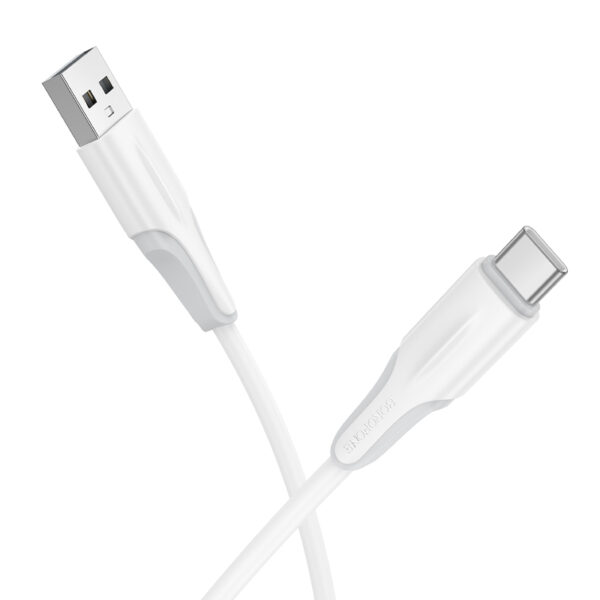 Καλώδιο σύνδεσης Borofone BX119 New USB σε USB-C 2.4A 1m Λευκό