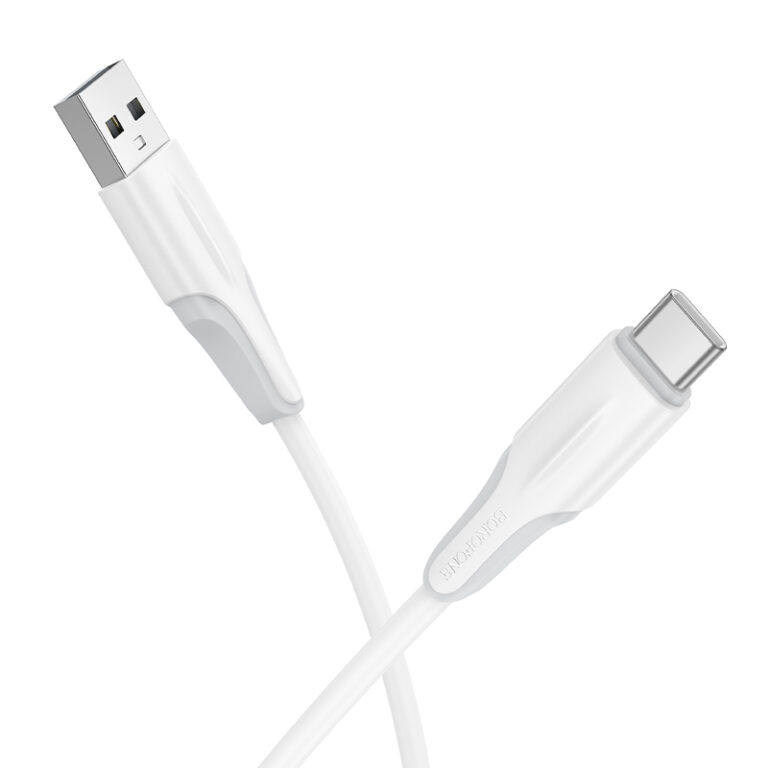 Καλώδιο σύνδεσης Borofone BX119 New USB σε USB-C 2.4A 1m Λευκό