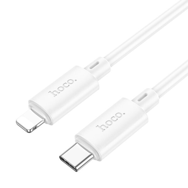 Καλώδιο σύνδεσης Hoco X88 USB-C σε Lightning για Γρήγορη Φόρτιση και Μεταφορά Δεδομένων PD20W 1m Λευκό