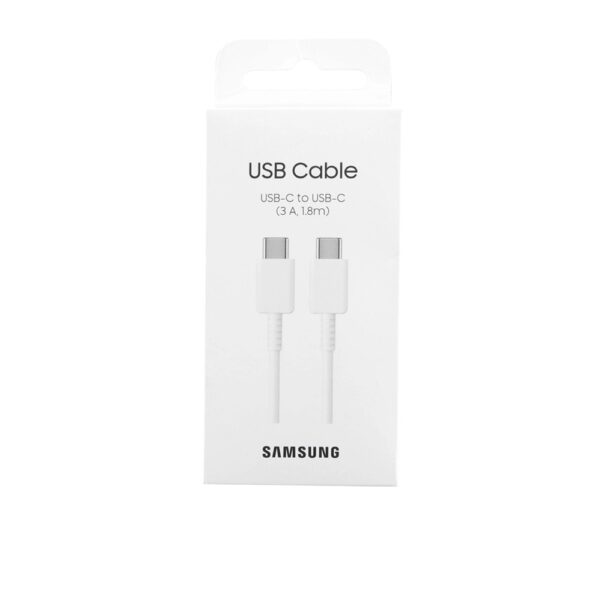 Καλώδιο σύνδεσης Samsung EP-DX310JWEGEU USB-C σε USB-C Λευκό Original 3A 1.8m