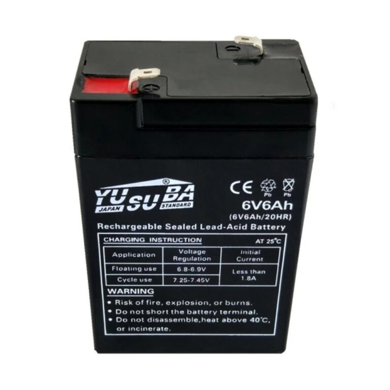 Μπαταρία Yusuba (6V 6Ah) 0.84kg 98mm x 57mm x 45mm