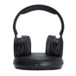 AIWA WIRELESS STEREO TV RF HEADPHONE SYSTEM BLACK