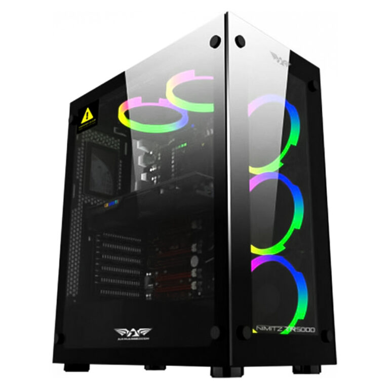 ARMAGGEDDON FULL ATX GAMING CASE NIMITZ TR5000 BLACK