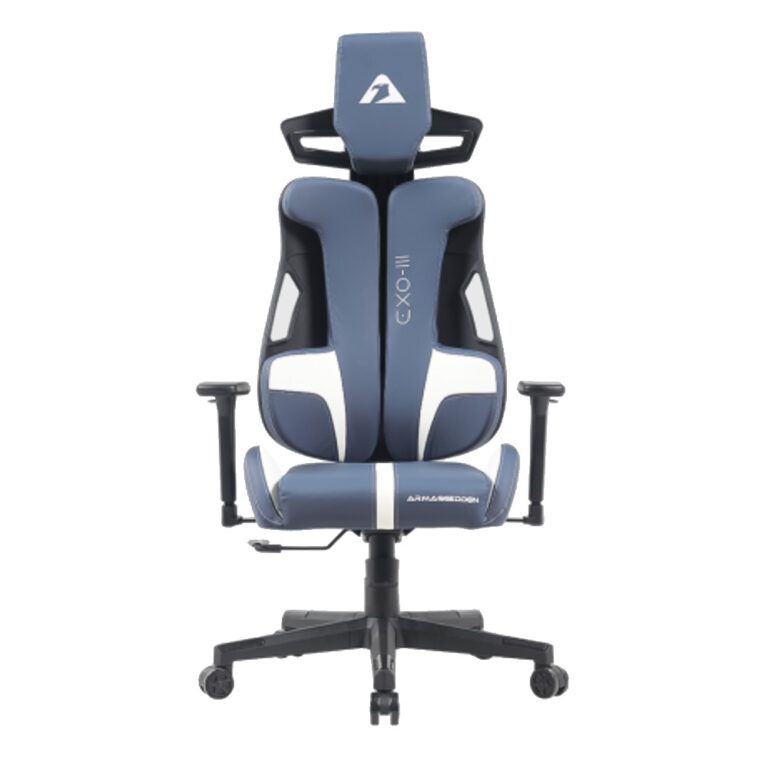 ARMAGGEDDON VEGAN LEATHER ERGONOMIC BACK GAMING CHAIR EXO III NAUTICAL