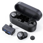 5mm AI-Powered Button Wireless Microphone 2 TX + 1 RX + charging Case