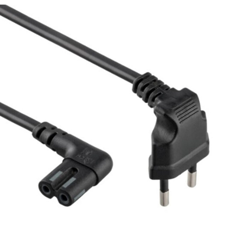 CABLEXPERT POWER CORD C7 ANGLED CONNECTORS 1M