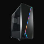 Case LC-Power Gaming 700B Hexagon Midi RGB Tempered Glass