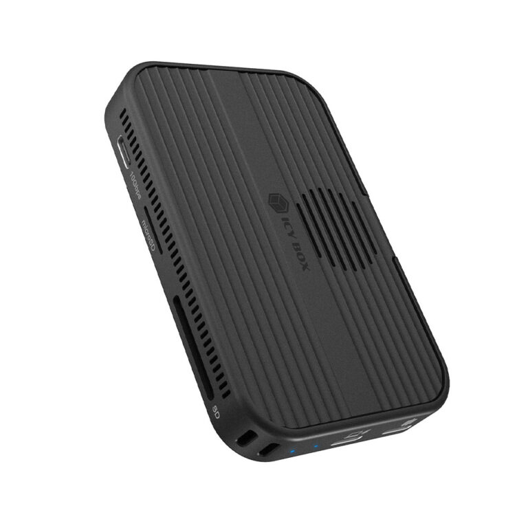 ICY BOX 7-in-1 DOCKING STATION WITH MAGNETIC M.2 SSD BAY BLACK