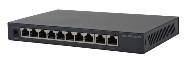 8x 10/100/1000Mbps PoE+