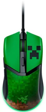 Razer COBRA MINECRAFT Edition + SKIN- 58g Lightweight Gaming Mouse - RGB UNDERGLOW - 8500 DPI