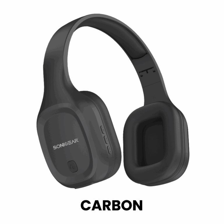 SONICGEAR BT5.4 OVER-EAR HEADPHONES AIRPHONE 5 CARBON