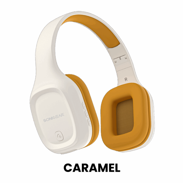 SONICGEAR BT5.4 OVER-EAR HEADPHONES AIRPHONE 5 CREME CARAMEL