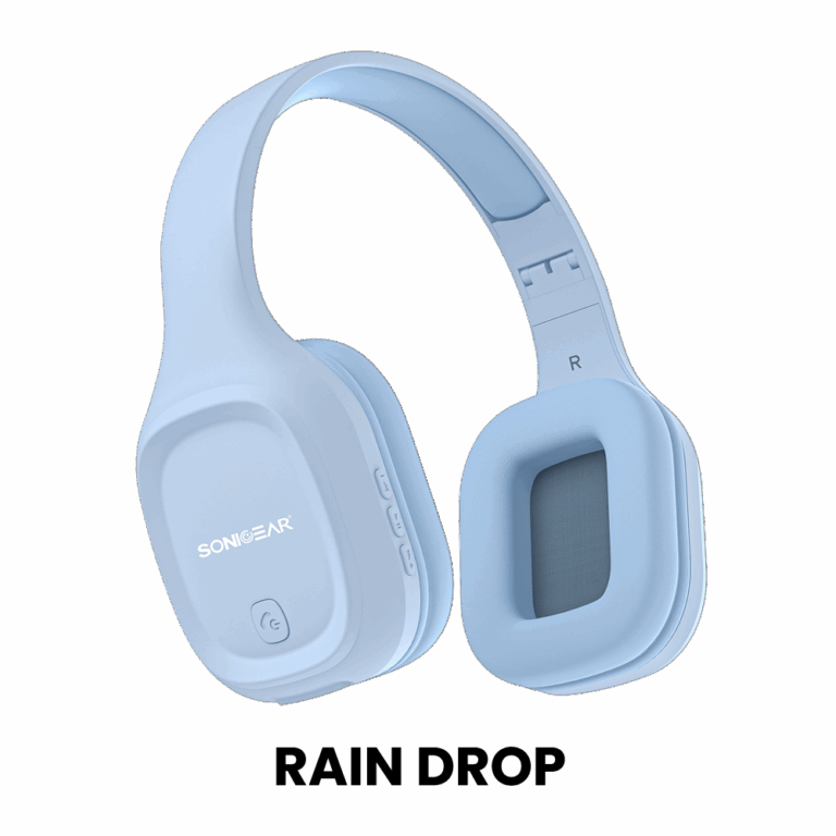 SONICGEAR BT5.4 OVER-EAR HEADPHONES AIRPHONE 5 RAINDROP