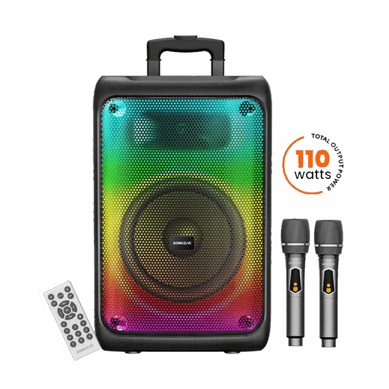 SONICGEAR RGB HDA KARAOKE SPEAKER 110W HYPERBOX 1200 PRO BLACK