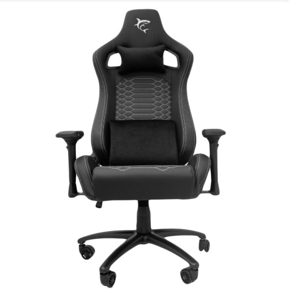 WΗΙΤΕ SHARK GAMING CHAIR PHOENIX BLACK