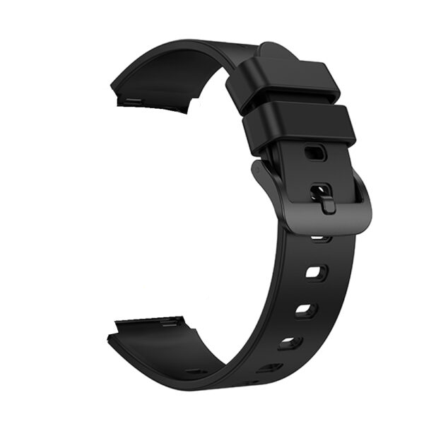 Ανταλλακτικό Λουράκι Hoco Σιλικόνης 19mm για Smartwatch Hoco Y104 Μαύρο