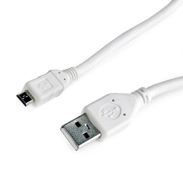 CABLEXPERT MICRO USB CABLE WHITE COLOR 1M