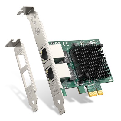 EDUP κάρτα επέκτασης δικτύου PCIe σε 2x RJ45 EP-9613