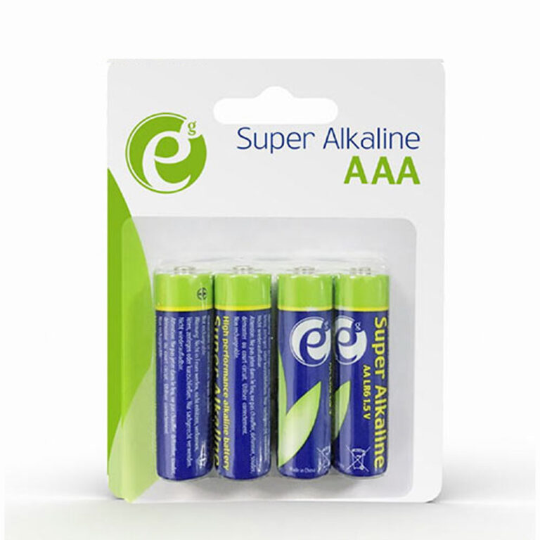 ENERGENIE ALKALINE AAA BATTERIES 4-PACK