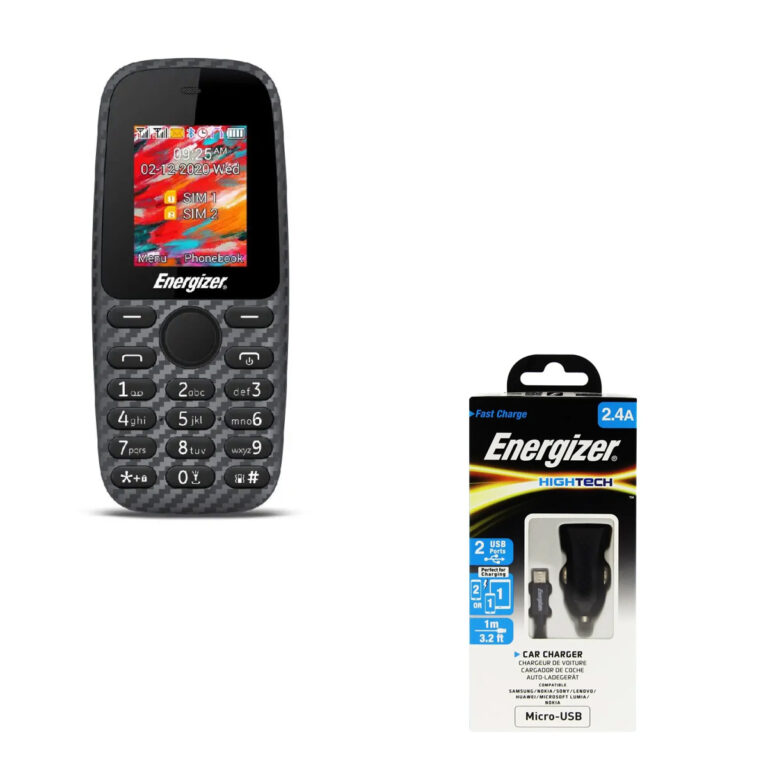 Energizer Energy E2 32MB/2GB Dual Sim 2G 1.77" και Δώρο Φορτιστής Αυτοκινήτου Energizer DCA2BHMC3 2.4A