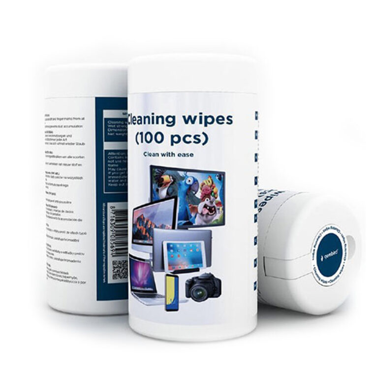 GEMBIRD ALCOHOL SCREEN CLEANING WIPRES (100PCS)